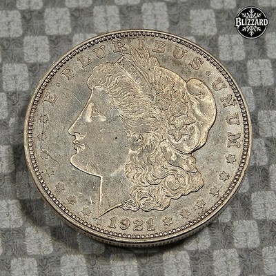 1921-D Morgan Silver Dollar $1 90% Silver Denver Mint Classic US Coin - #M4