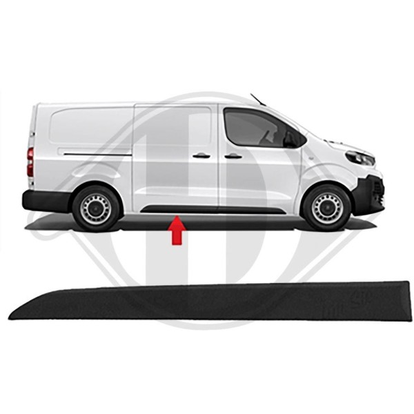 Diederichs Zier-/Schutzleiste, TüR Hinten Rechts FüR CitroüN Opel Peugeot-image