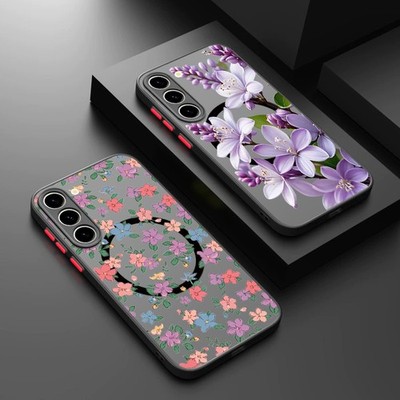 Magnethülle Orchid für Samsung A17 A16 A55 A56 A37 S25 S26 Ultra S24 S23 Schutz
