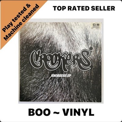 Crookers    Knobbers EP 12'' Vinyl 3 Tracks Electro Tech House 2008 VG+ / EX