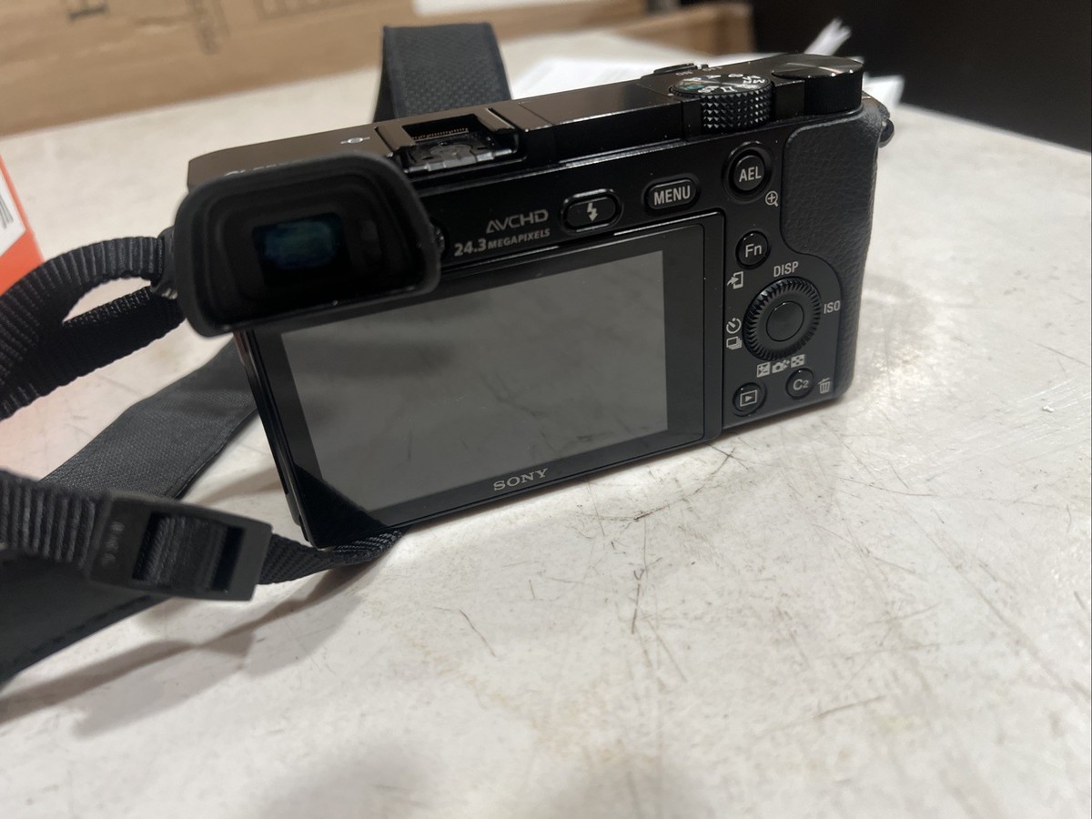 Sony Alpha A6000 24.3MP Mirrorless Digital Camera - Black (Body