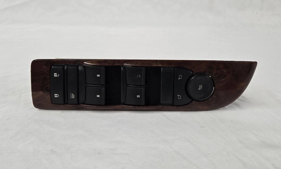 07-14 Interruptor de ventana maestra del conductor delantero izquierdo Chevrolet Suburban K1500 LS OEM Foto 2 de 4