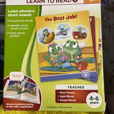 Leapfrog Tag LeapReader Learn To Read 1 Early Reader Series Short vowels