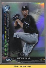 2017 Bowman Chrome Bowman Scouts Updates Alec Hansen #BSU-AH READ 0b3