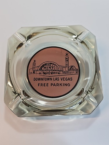 The Mint Casino Souvenir Ashtray Downtown Las Vegas Defunct 1988 - Binions