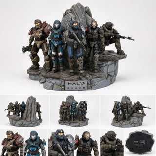 Halo Reach Legendary Edition Noble Team Statue Display Figure Microsoft 2010
