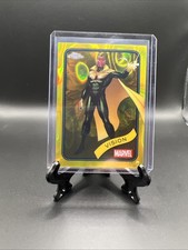 2025 Topps Chrome Marvel Vision Yellow Lava Refractor #139 PWE