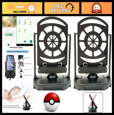 2 Sets Steps Counter for Pokémon Go - Mute Egg Hatcher, Quick Step Device, 4 Pho