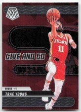 2024-25 Panini Mosaic #8 Trae Young Give and Go