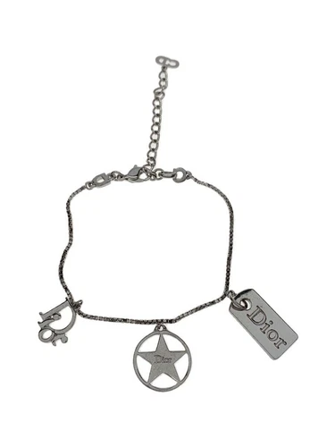 Bracciale Christian Dior Charm Stella Placcato Argento Donna