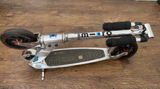 Micro Speed Classic Silver Scooter Foldable Adjustable Height - 8 Years To Adult