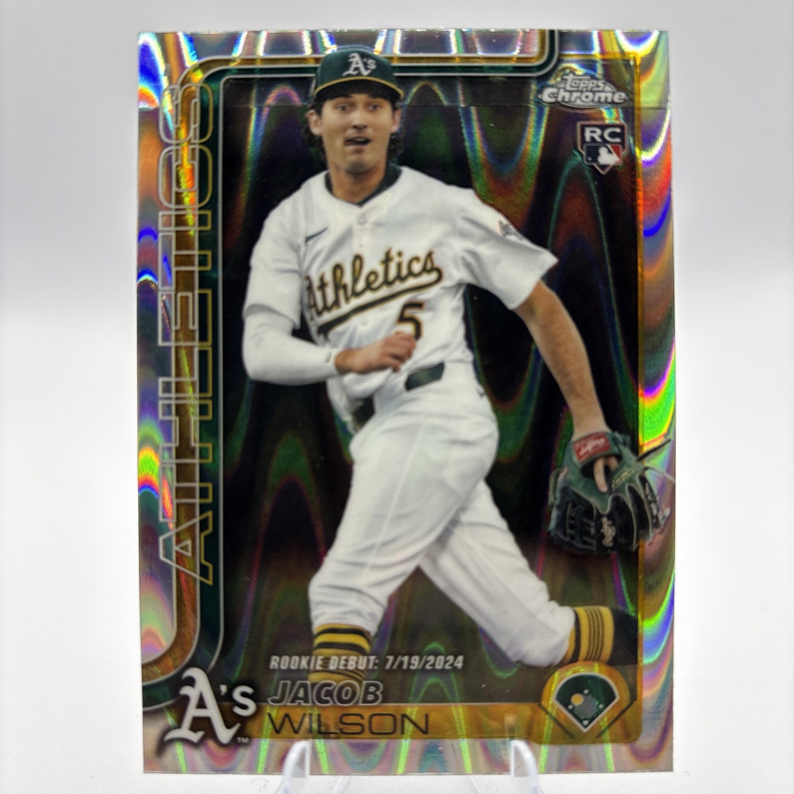 2025 Topps Chrome Update - Rookie Jacob Wilson #USC150 RayWave Refractor (RC)