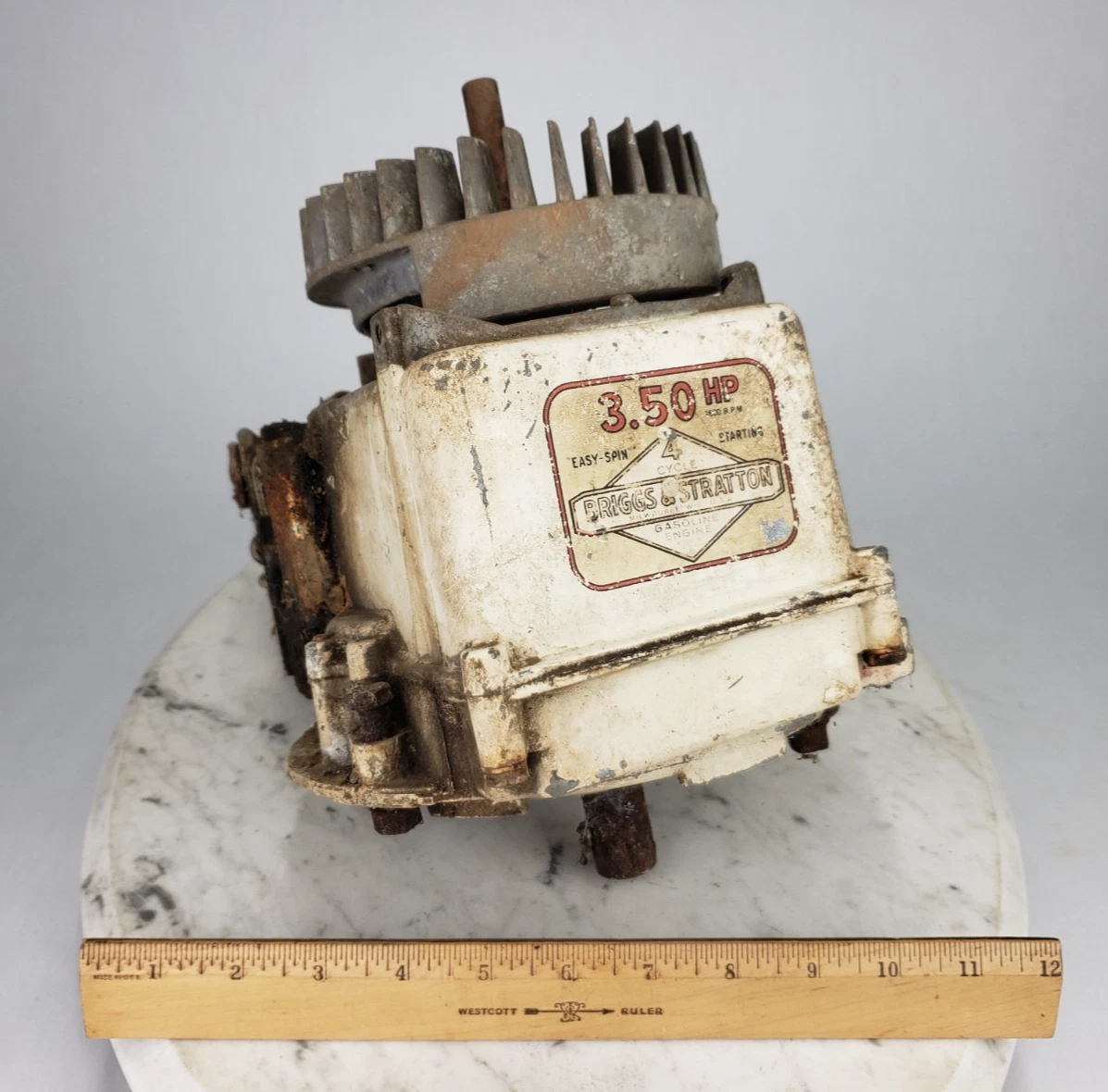 Vintage Briggs Stratton Engine In Industrial Stationary Engines