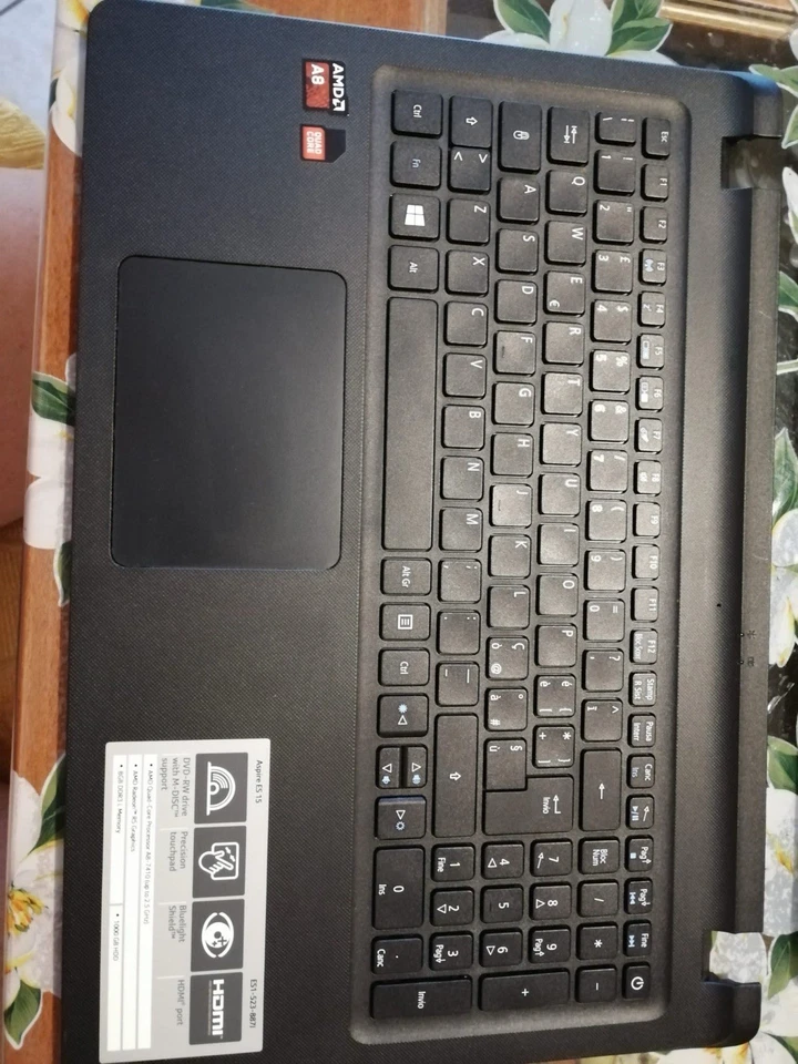 Tastiera per Notebook Acer Ricambio Originale - Immagine 2 di 3