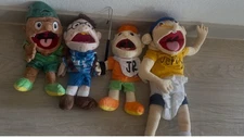 Set Of 4 SML Hand Puppets Jeffy, Junior, Joseph, Cody With 1 Rod Christmas Gift.