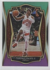 2020 Panini Select Premier Level Green White Purple Prizm Terence Davis II 0y59