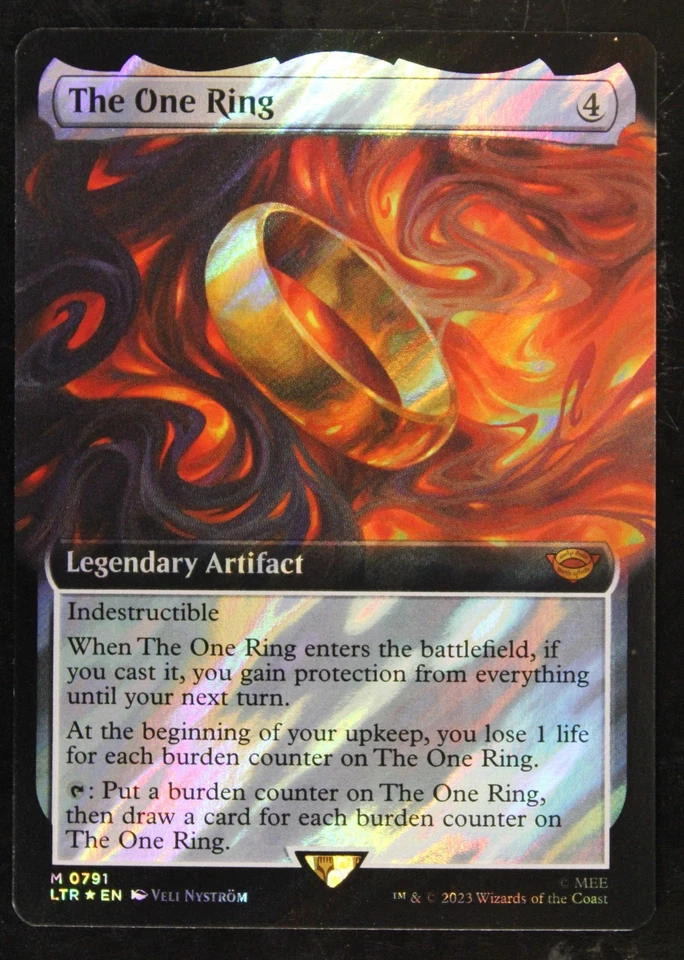 The One Ring (Extended Art) (Surge Foil) Light Play Magic MTG English LOTR VG - Image 3 of 4