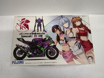 Fujimi 1/12 Evangelion Unit 01 TRICKSTAR Kawasaki ZX-10R Model Kit First Limited