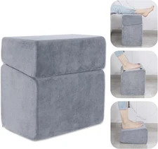 ROYALAY Adjustable Foot Rest Under Desk for Office, 17*11*17in, Grey 