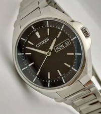 Model Citizen Attesa Radio Solar Titanium AT6050 54E From Japan