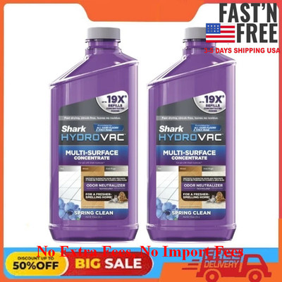 2 Pack Shark Hydro Multi-Surface Concentrate for Shark Hydro Wet & Dry Cleaners