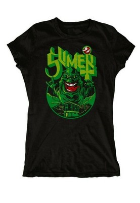 Slimer Girlie Fun Kult Ghostbusters Geisterjäger ECTO 1 Bill Murray Monster