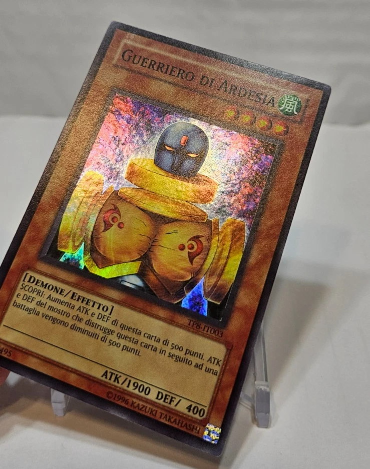 ITALIAN Slate Warrior TP8-IT003 TP8-EN003 Super Rare Yugioh 7946 - Image 3 of 4