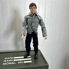 VTG 1964 Hasbro GI Joe Doll Flocked Hair Foot Locker and accessories