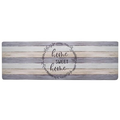 Home Sweet Home Anti Fatigue Kitchen Runner Mat 17.5x55