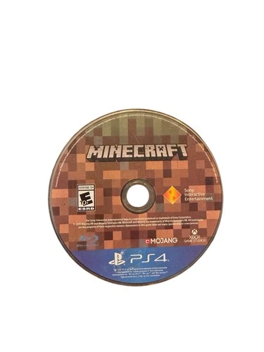 Minecraft (PlayStation 4, 2014) Disk Only