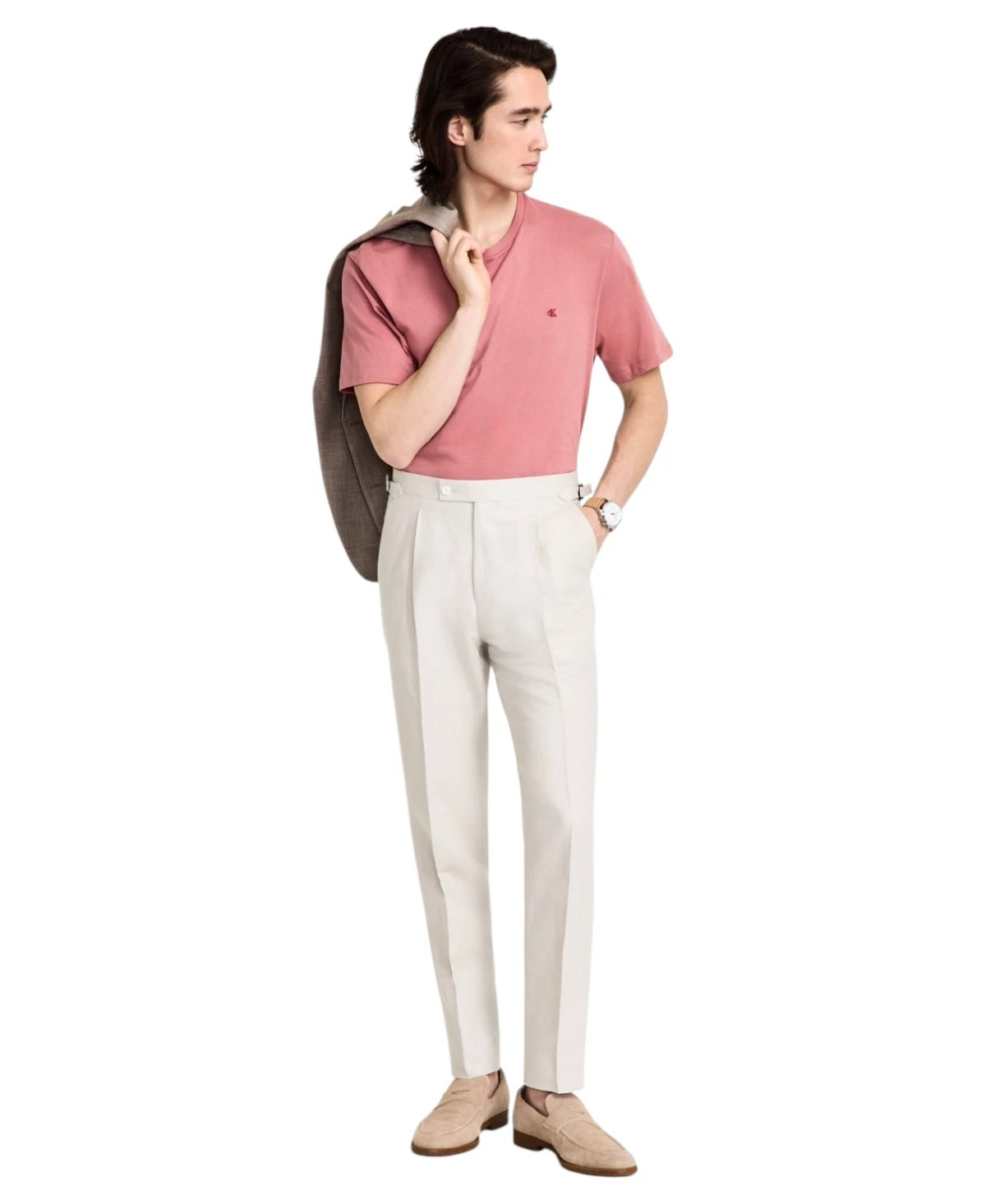Calvin Klein Mens Slim fit Dress Pants 36 / 29 Beige Solid Linen
Opens in a new window or tab