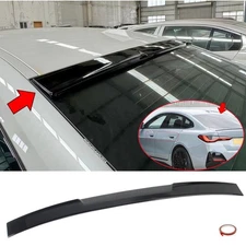 For 21-25 BMW 4 Series Gran Coupe G26 i4 430i M440i Gloss BLK Rear Roof Spoiler