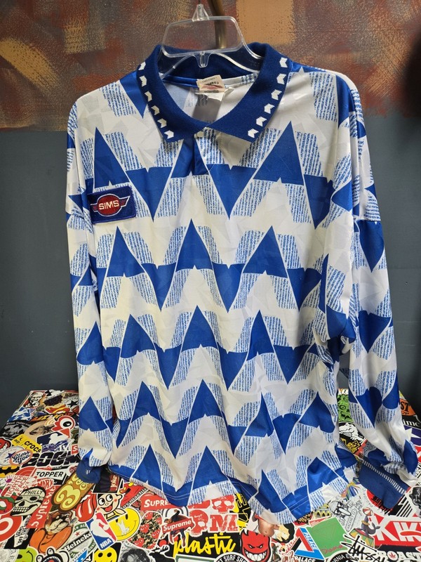 Vintage Sims Board Company Jersey XL