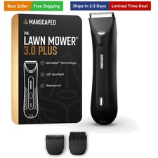 The Lawn Mower 3.0 Plus Groin & Body Hair Trimmer – Updated SkinSafe Trimmer ...