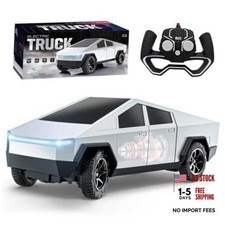 RC Car Toys All Terrain 2.4GHz RC Truck for Boys Aged 3-8, 8-12, Silver