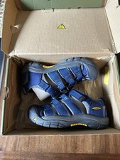 KEEN Big Kids Newport H2 Sandals - Blue Depths/Gargoyle - YOUTH SIZE 1