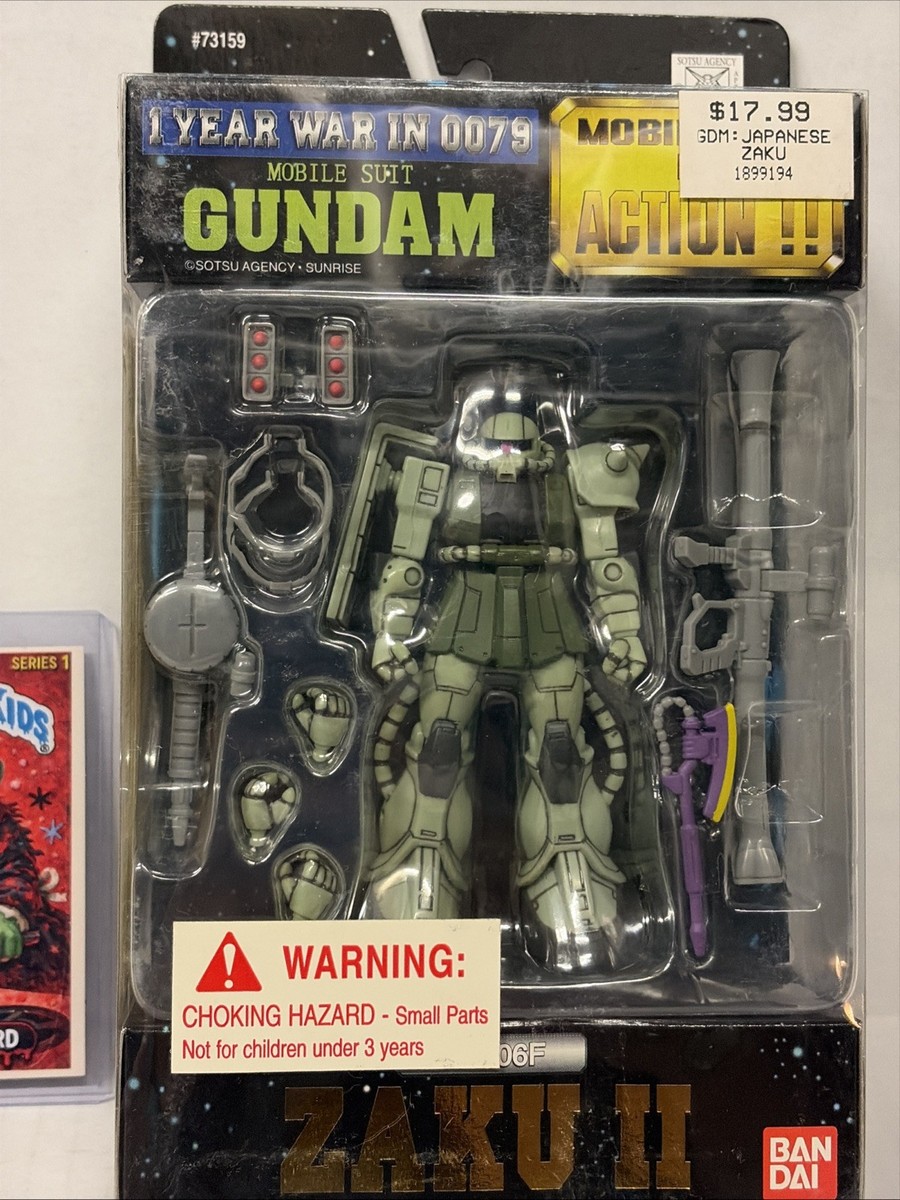Zaku II MS-06F Bandai Mobile Suit In Action Figure MSIA MIA Gundam