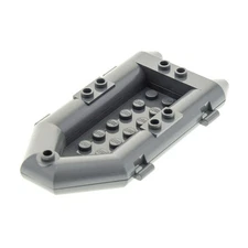 1x LEGO Boat Neu-Dunkel Grey Inflatable Small Rowing 4215567 75977 30086c01
