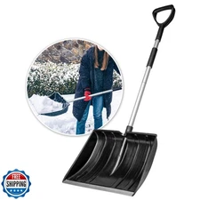 OCGIG Snow Shovel for Driveway Car Garage Home Snow Removal, Heav