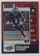 2022 Chronicles Draft Picks Contenders Optic Red Prizm /149 Jalen Tolbert 0ud4