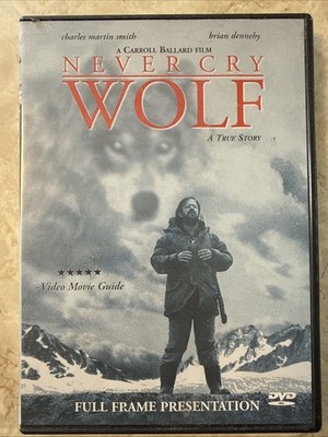 Never Cry Wolf (DVD, 2002) Disney Adventure Drama | Brian Dennehy