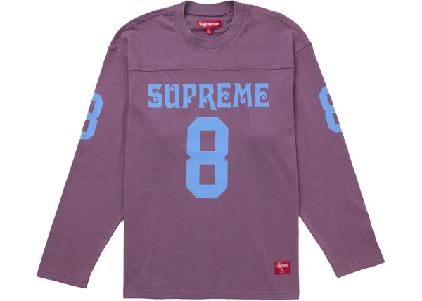 Taille M   Haut de football Supreme Affiliated L/S violet poussiéreux violet 