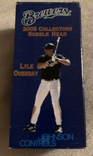 2005 Lyle Overbay Bobblehead - Milwaukee Brewers SGA 8/13/05