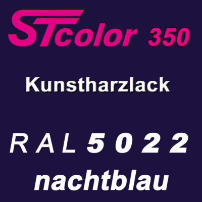 1 kg STC 1K Kunstharzlack RAL 5022 nachtblau glänzend seidenglänzend seidenmatt