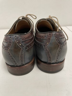 Calzoleria Harris for Barneys New York Made in Italy Iridescent Wingtip 10 1/2 Calzoleria Harris Italy Barneys NY Handmade Oxford Wingtip  main image 3
