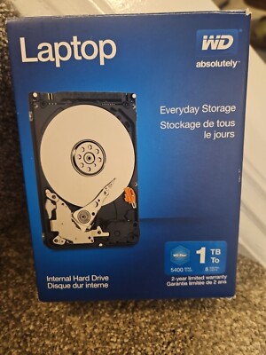  NEW 1TB Hard Drive   WD- Laptop Capacity Upgrade   
