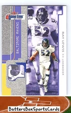 2001 Fleer Game Time #5 Ray Lewis Extra