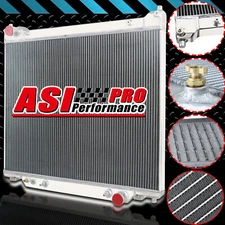 ASI 4 ROW Aluminum Radiator For 1995-1997 Ford F350 Powerstroke 7.3L V8 Diesel