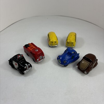 Hallmark Road Rovers Car Lot Of 6 Police Fire Buses Blue Blob Chocolate ...