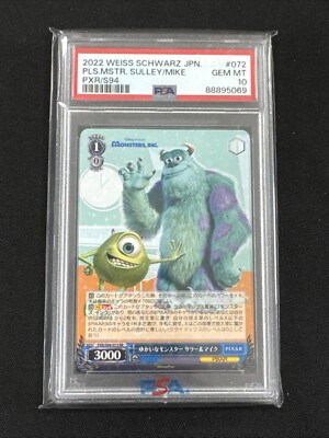 2022 Weiss Schwarz CCG: Pixar Japanese #PXR/S94-072 PSA 10 GEM MT